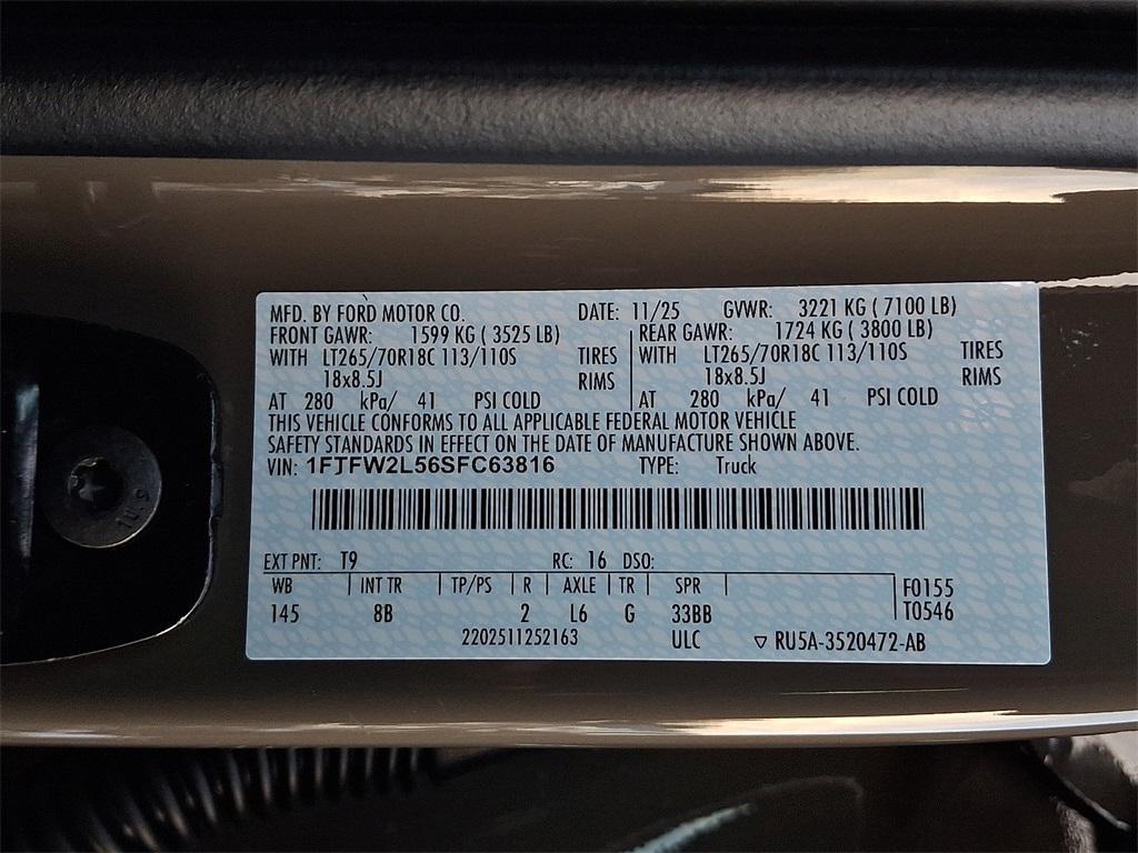 new 2025 Ford F-150 car, priced at $59,910