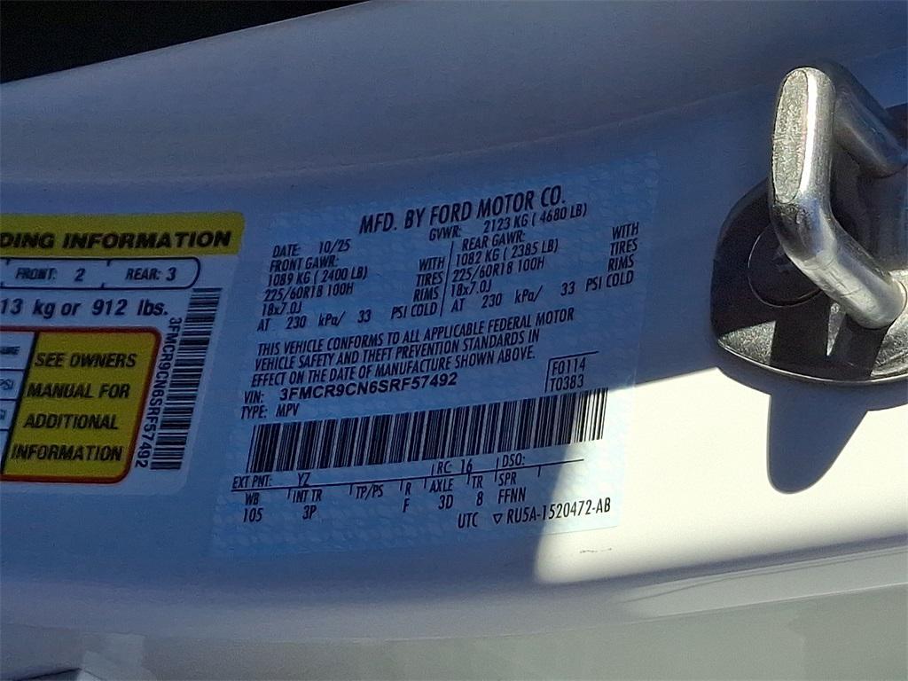 new 2025 Ford Bronco Sport car, priced at $41,980