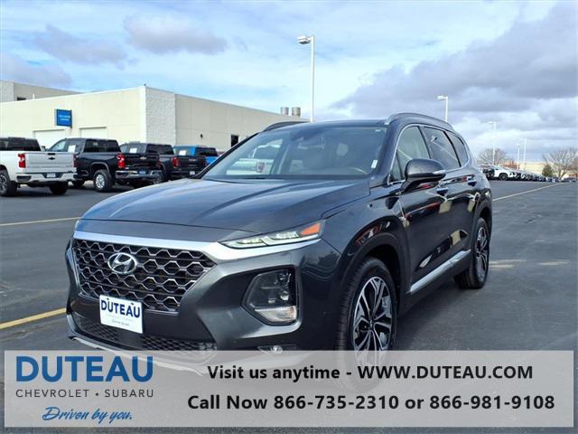used 2020 Hyundai Santa Fe car, priced at $19,900