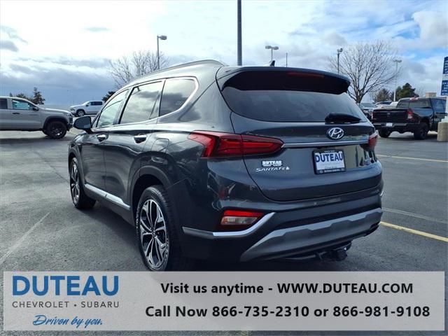 used 2020 Hyundai Santa Fe car, priced at $19,900