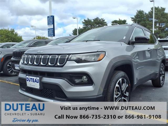 used 2022 Jeep Compass car, priced at $22,499