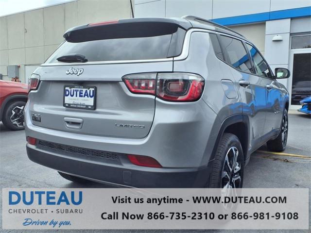 used 2022 Jeep Compass car, priced at $22,499