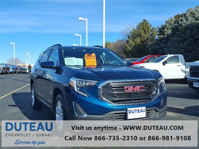 used 2021 GMC Terrain car, priced at $15,900