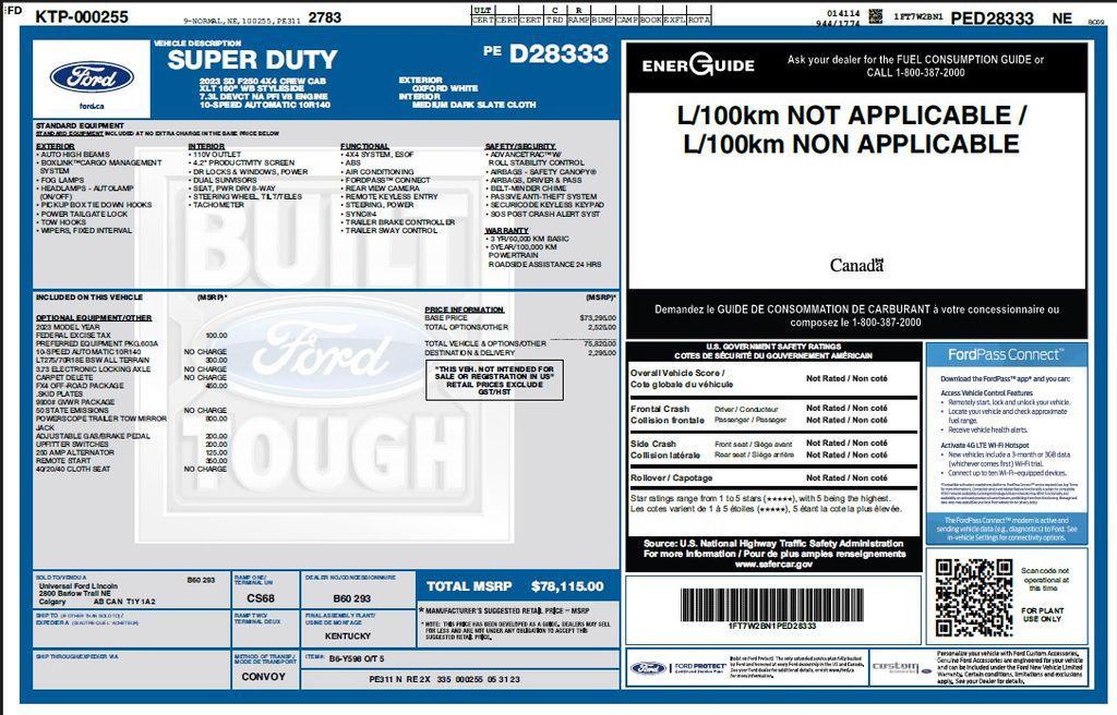 used 2023 Ford F-250 car, priced at $44,973