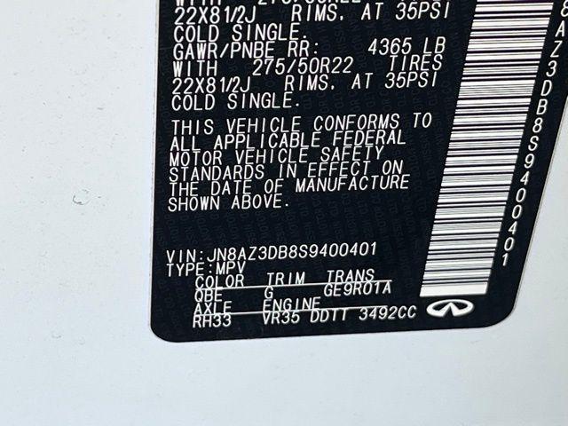 used 2025 INFINITI QX80 car, priced at $66,975