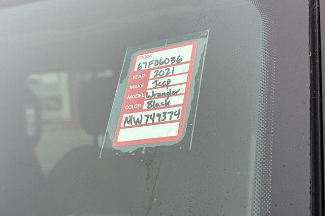 used 2021 Jeep Wrangler Unlimited car, priced at $32,200