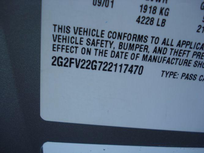 used 2002 Pontiac Firebird car, priced at $21,500