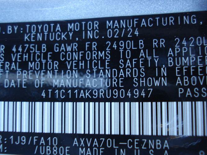 used 2024 Toyota Camry car, priced at $21,500