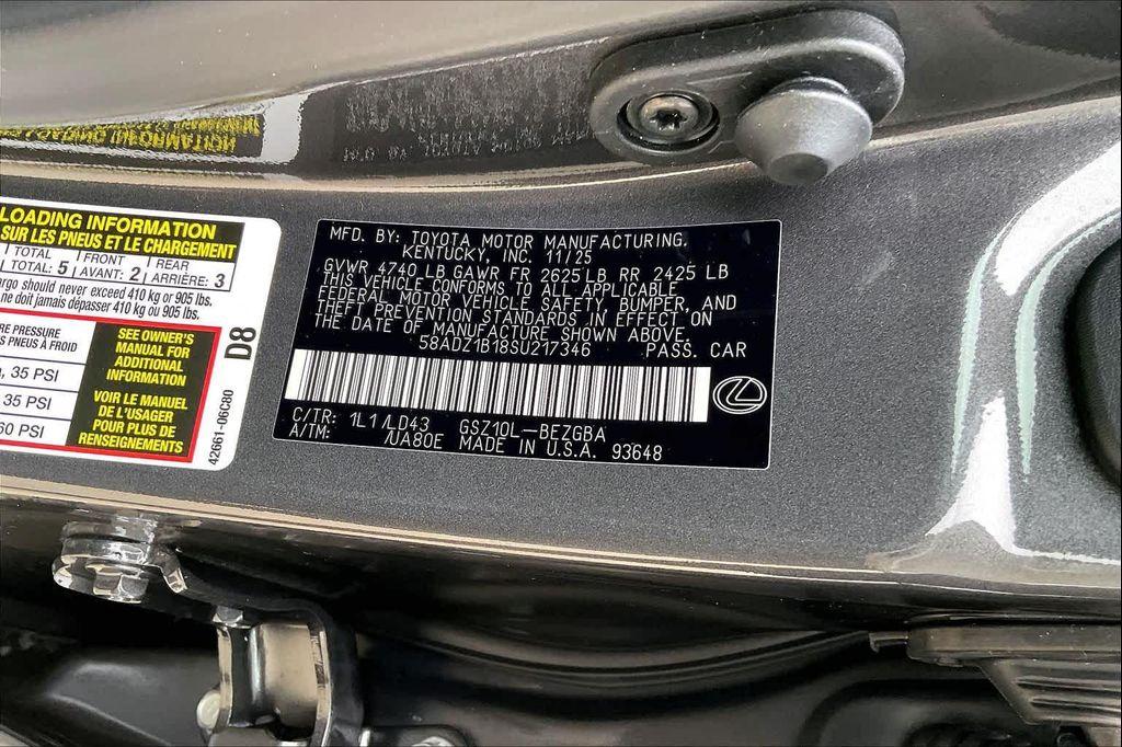 new 2025 Lexus ES 350 car, priced at $49,684