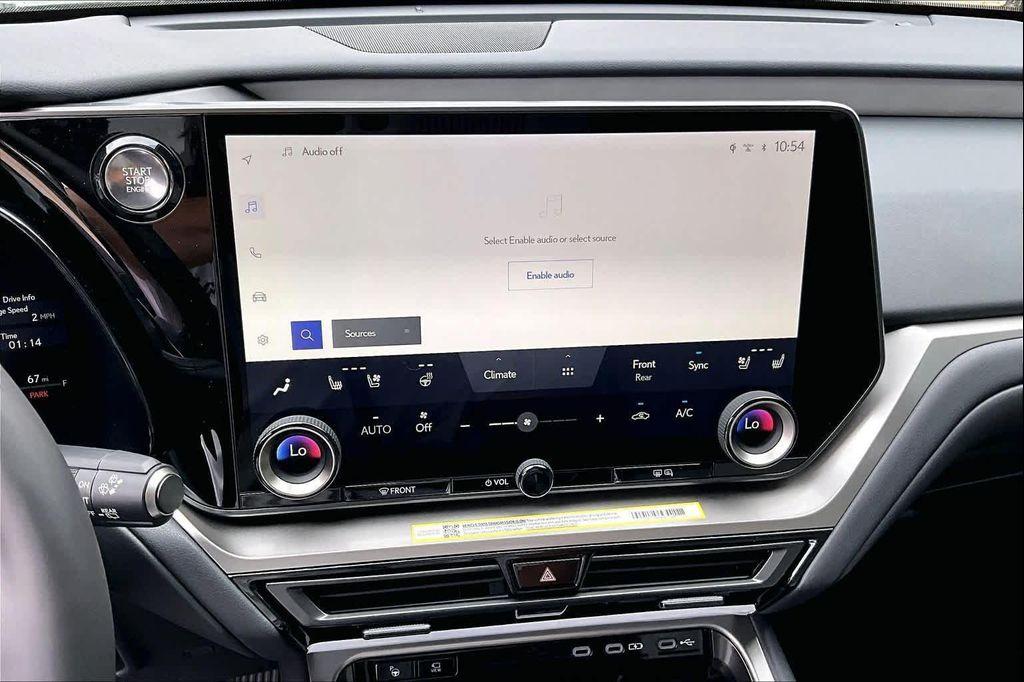new 2026 Lexus TX 350 car, priced at $66,359