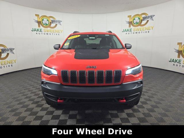 used 2021 Jeep Cherokee car, priced at $21,767