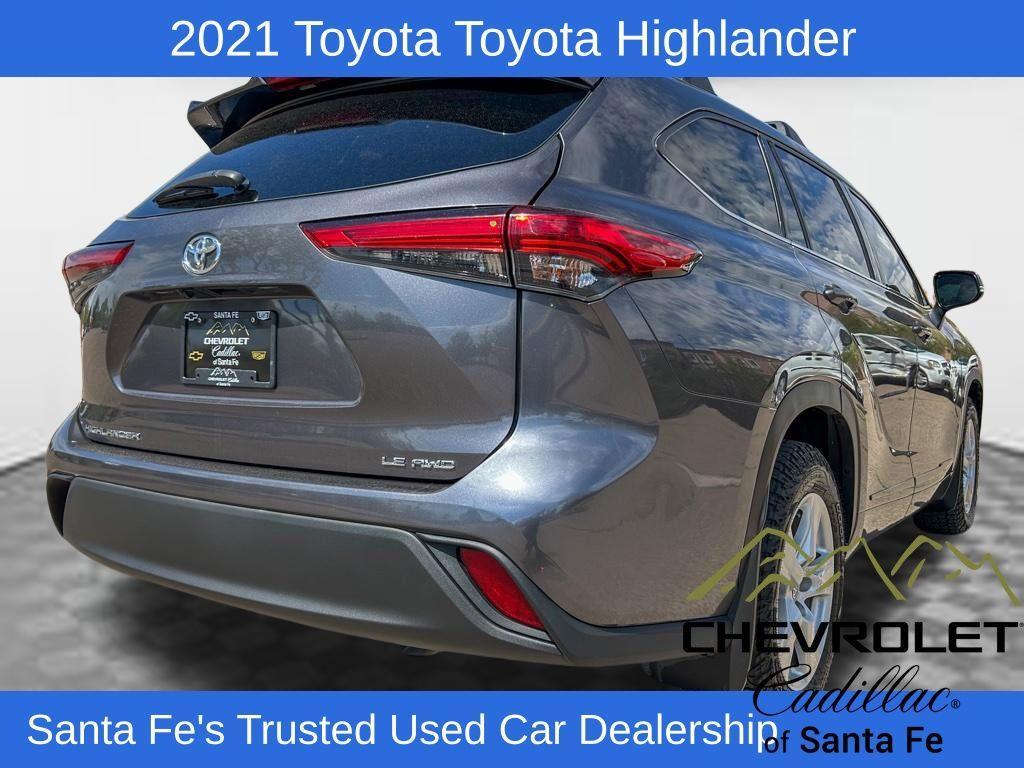 used 2021 Toyota Highlander car, priced at $29,629