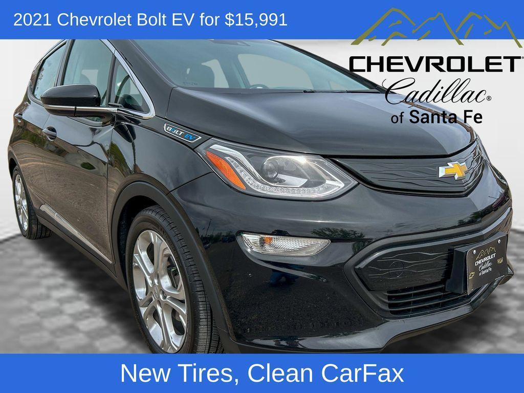 used 2021 Chevrolet Bolt EV car, priced at $15,991