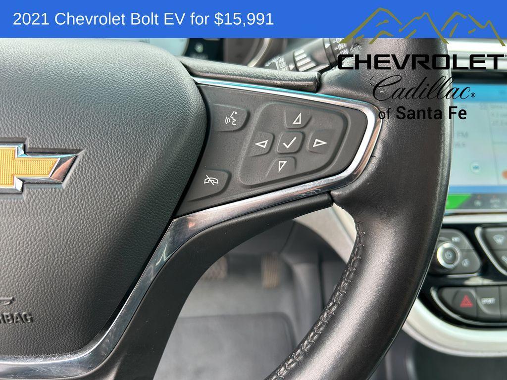 used 2021 Chevrolet Bolt EV car, priced at $15,991