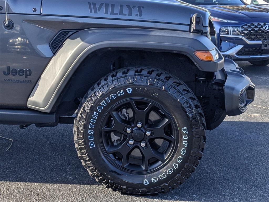 used 2021 Jeep Wrangler car, priced at $27,665