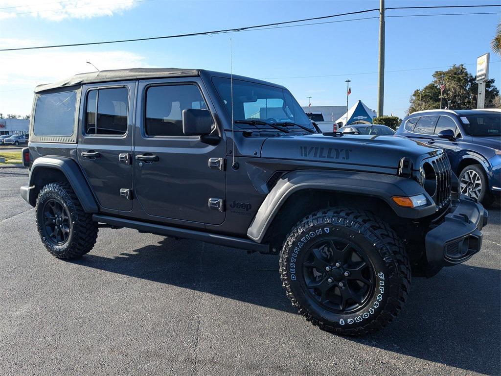 used 2021 Jeep Wrangler car, priced at $27,665