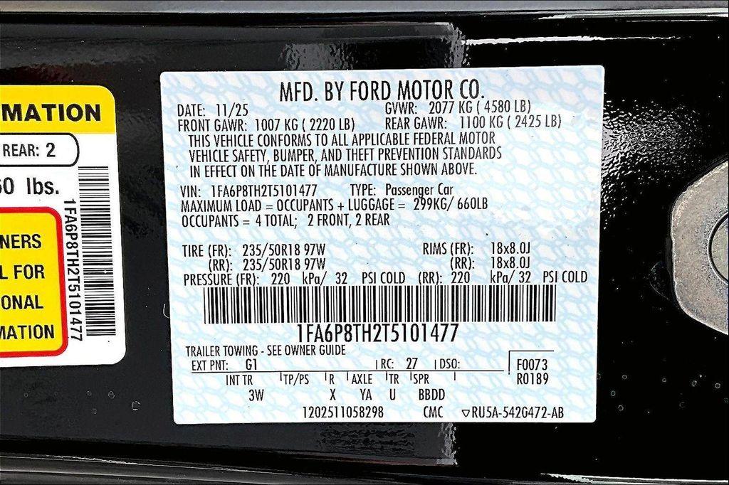 new 2026 Ford Mustang car, priced at $39,500