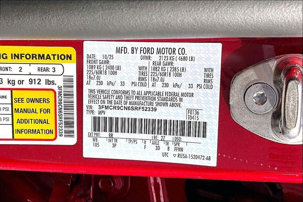 new 2025 Ford Bronco Sport car, priced at $39,165