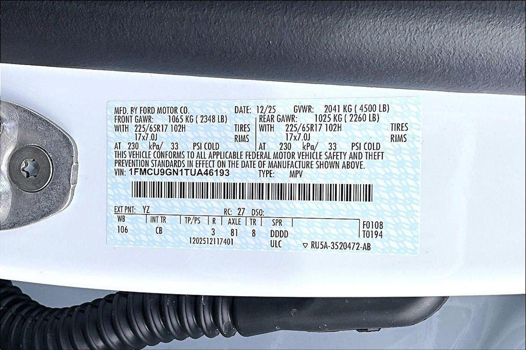 new 2026 Ford Escape car, priced at $31,785