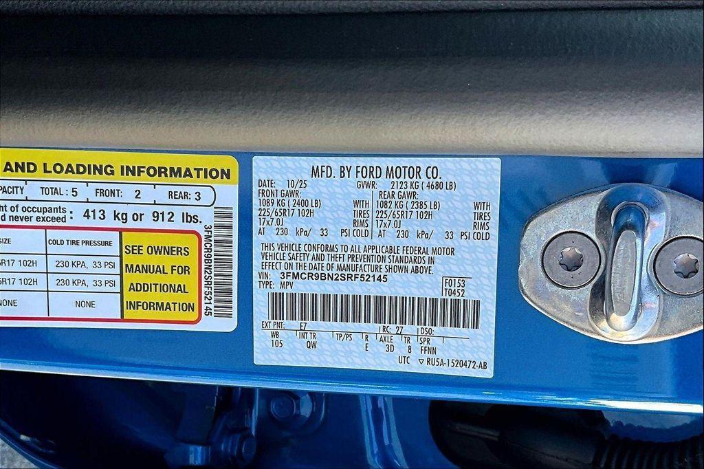 new 2025 Ford Bronco Sport car, priced at $31,905