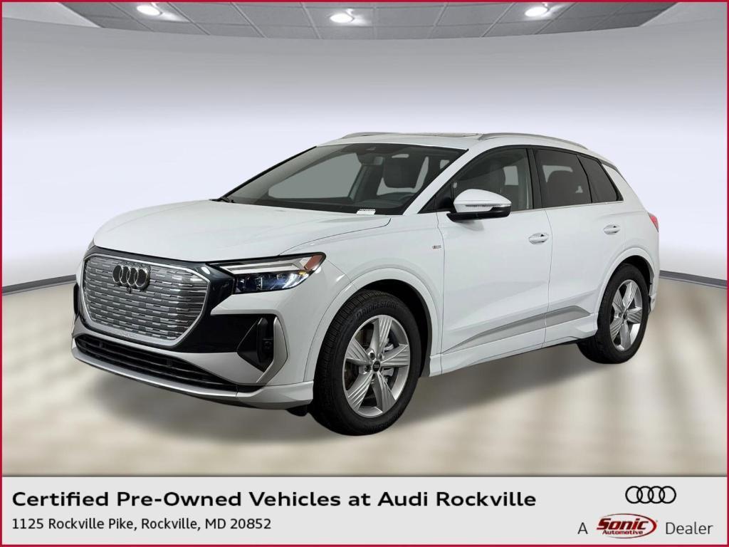 used 2025 Audi Q4 e-tron car, priced at $37,798