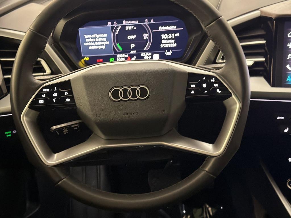used 2025 Audi Q4 e-tron car, priced at $33,999
