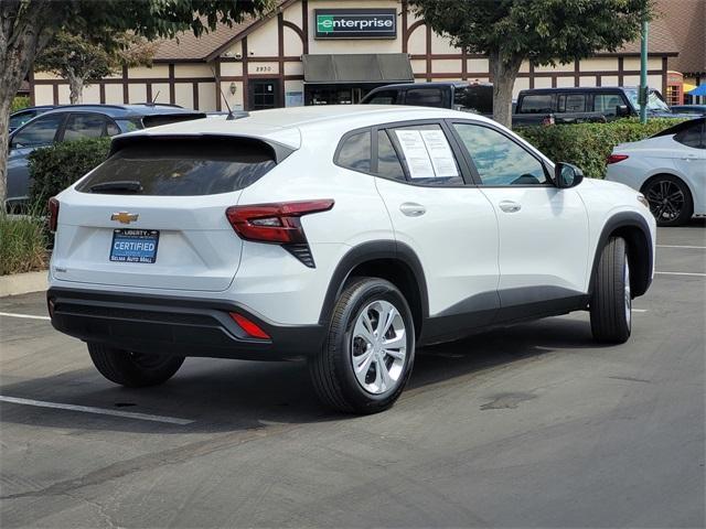 used 2025 Chevrolet Trax car, priced at $20,300