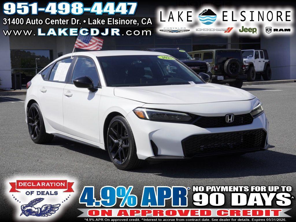 used 2025 Honda Civic car, priced at $24,594