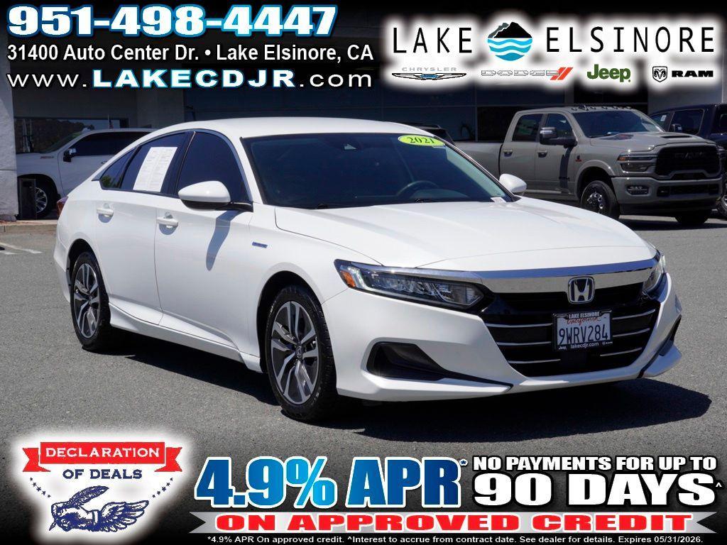 used 2021 Honda Accord Hybrid car, priced at $23,373
