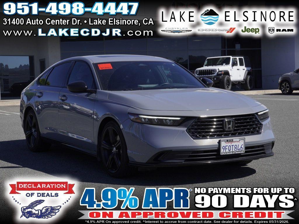 used 2023 Honda Accord Hybrid car, priced at $27,739