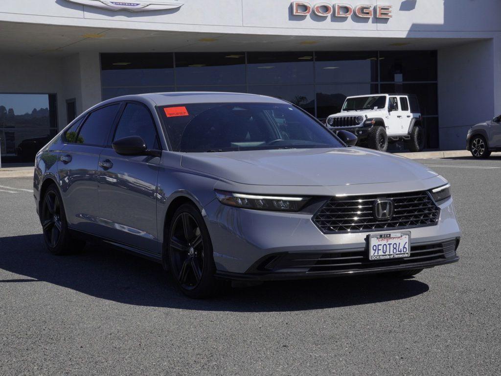used 2023 Honda Accord Hybrid car, priced at $27,739