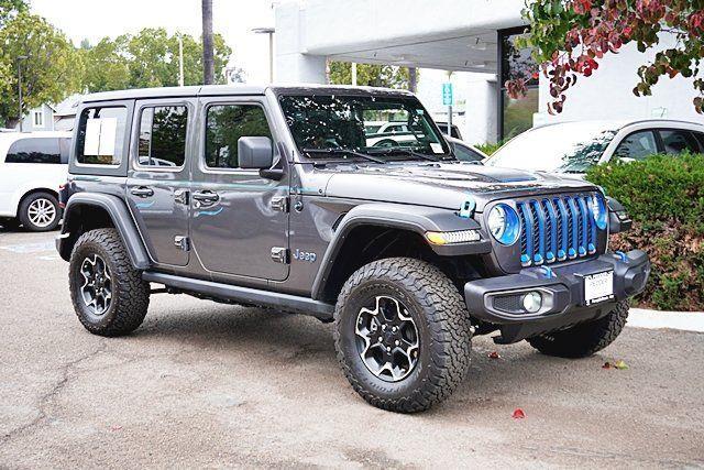 used 2021 Jeep Wrangler Unlimited 4xe car, priced at $28,250