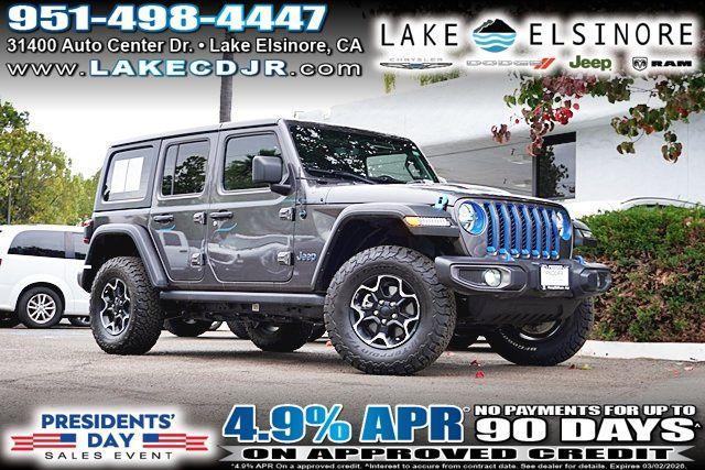 used 2021 Jeep Wrangler Unlimited 4xe car, priced at $28,250