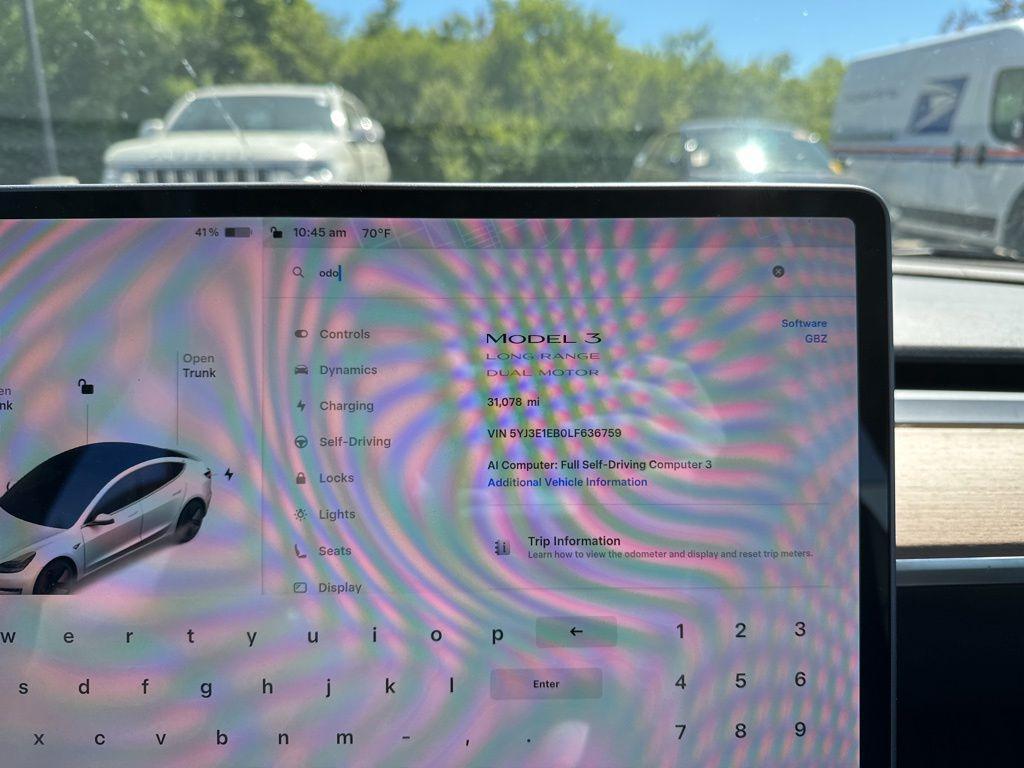 used 2020 Tesla Model 3 car, priced at $30,899