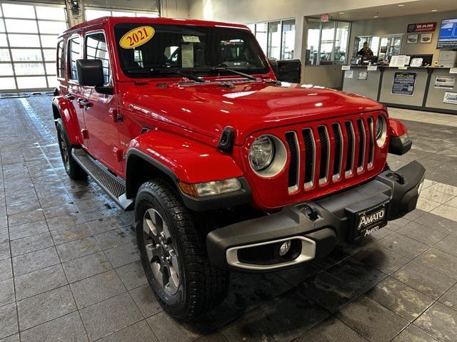used 2021 Jeep Wrangler Unlimited car, priced at $30,411