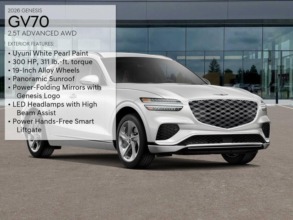 new 2026 Genesis GV70 car, priced at $57,820