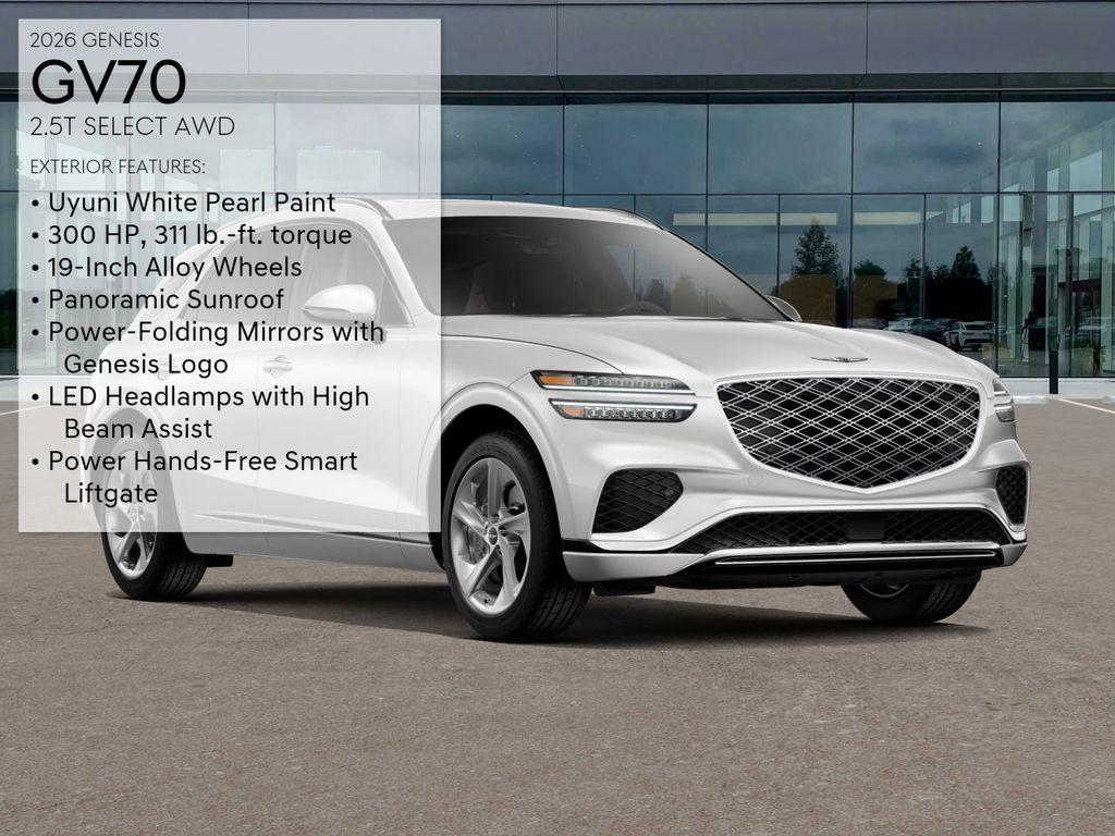 new 2026 Genesis GV70 car, priced at $52,730