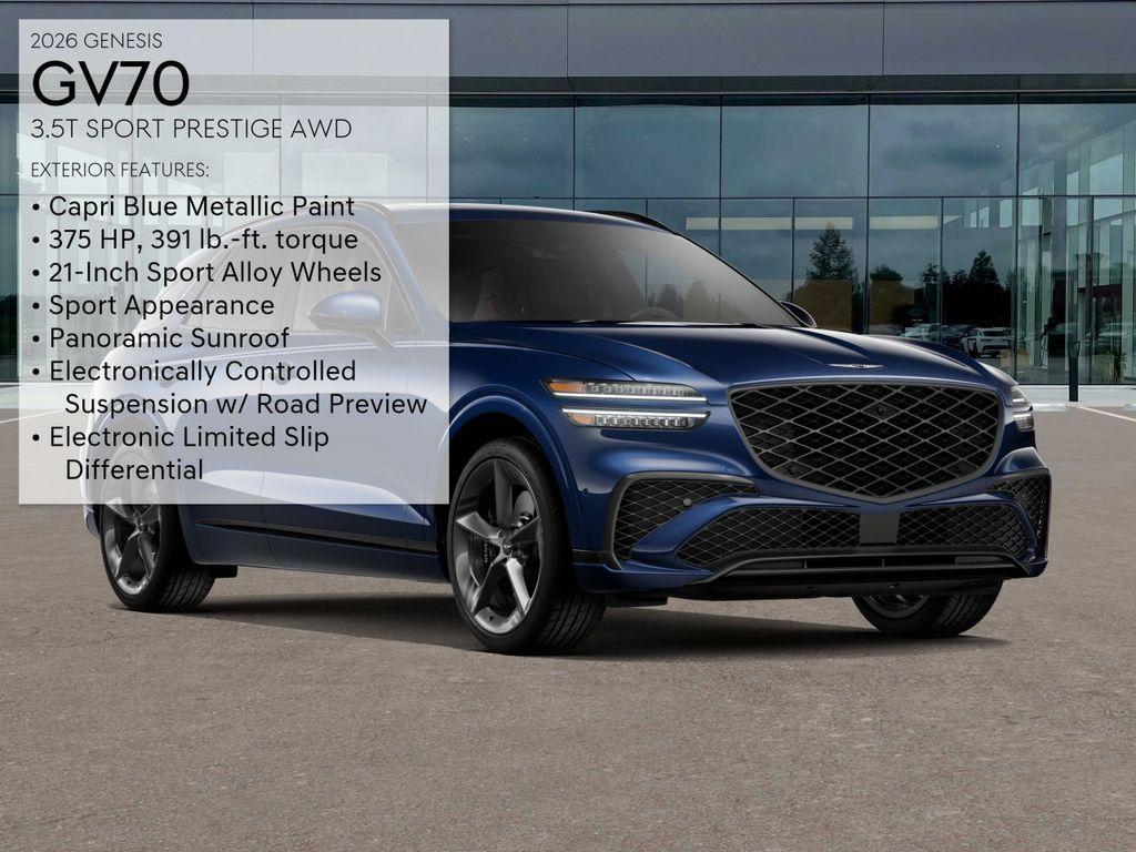 new 2026 Genesis GV70 car, priced at $68,748