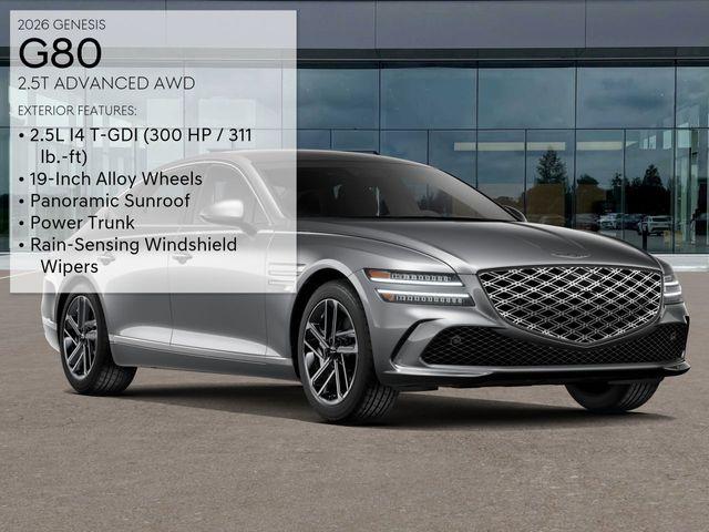 new 2026 Genesis G80 car, priced at $65,590