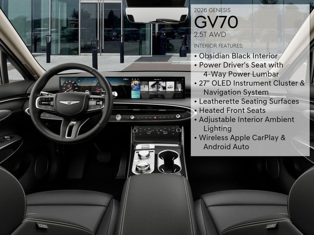new 2026 Genesis GV70 car, priced at $49,630