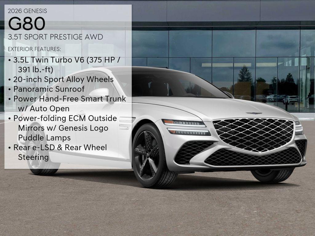 new 2026 Genesis G80 car, priced at $80,065