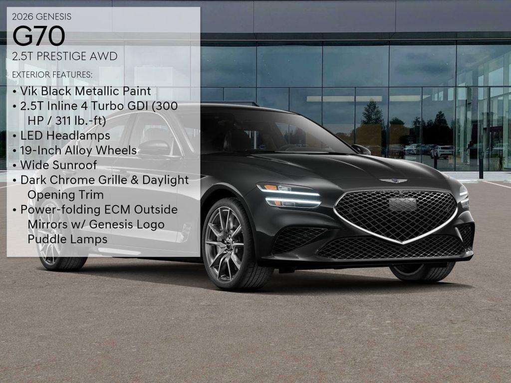 new 2026 Genesis G70 car, priced at $51,985