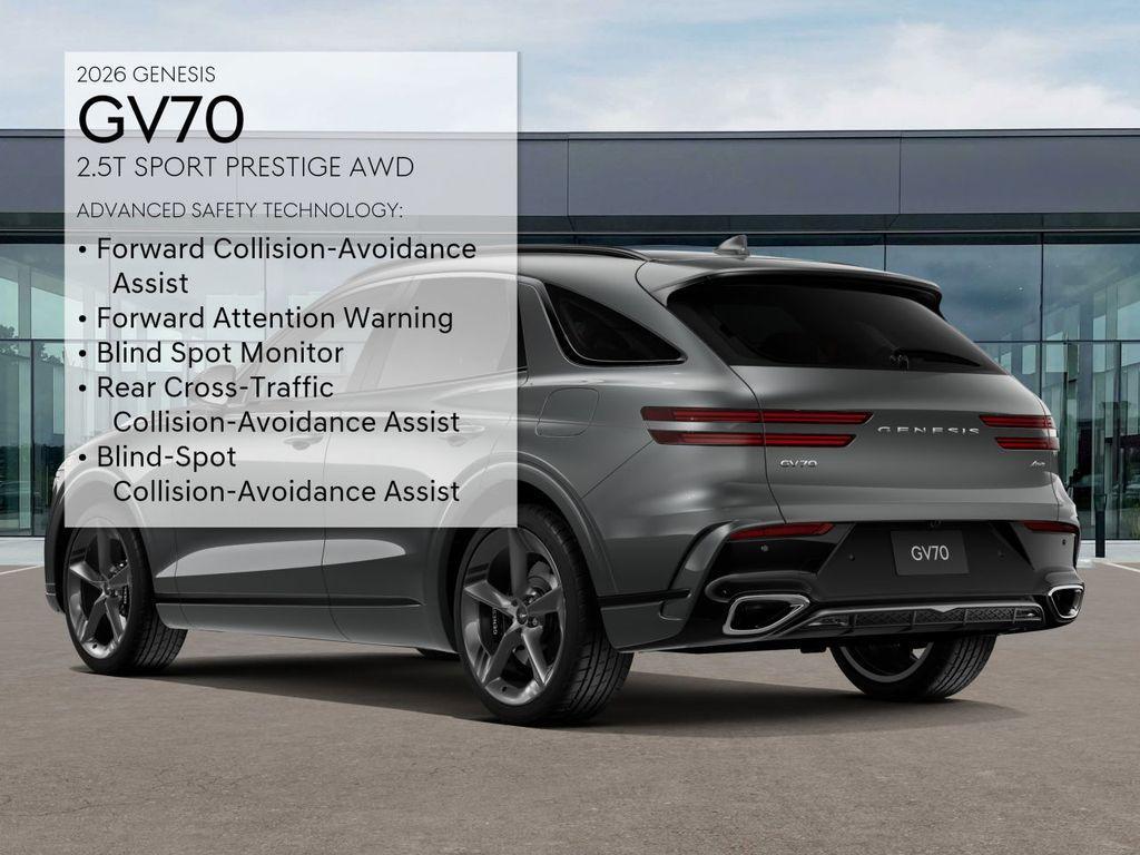 new 2026 Genesis GV70 car, priced at $62,540