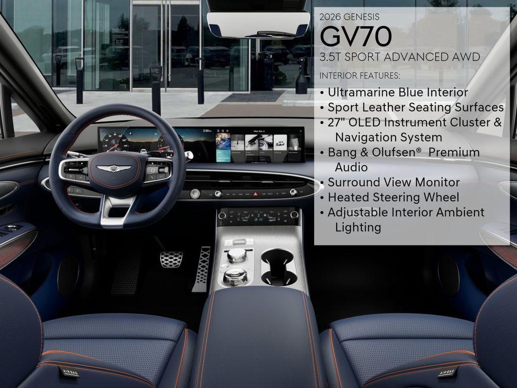 new 2026 Genesis GV70 car, priced at $61,687