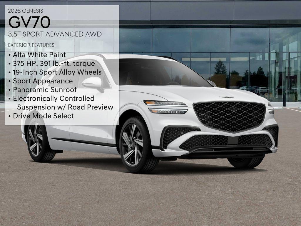 new 2026 Genesis GV70 car, priced at $61,687