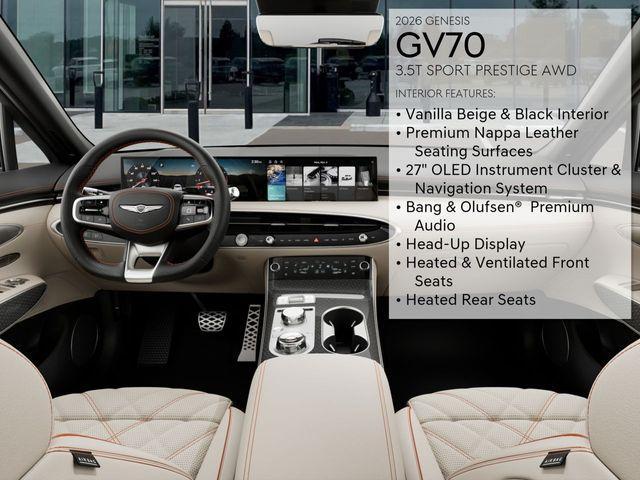 new 2026 Genesis GV70 car, priced at $74,220