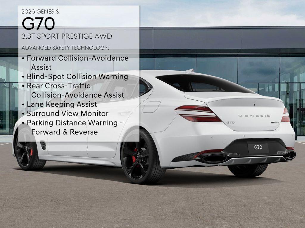 new 2026 Genesis G70 car, priced at $55,995