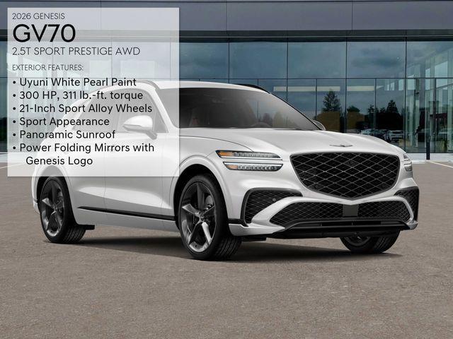 new 2026 Genesis GV70 car, priced at $61,620