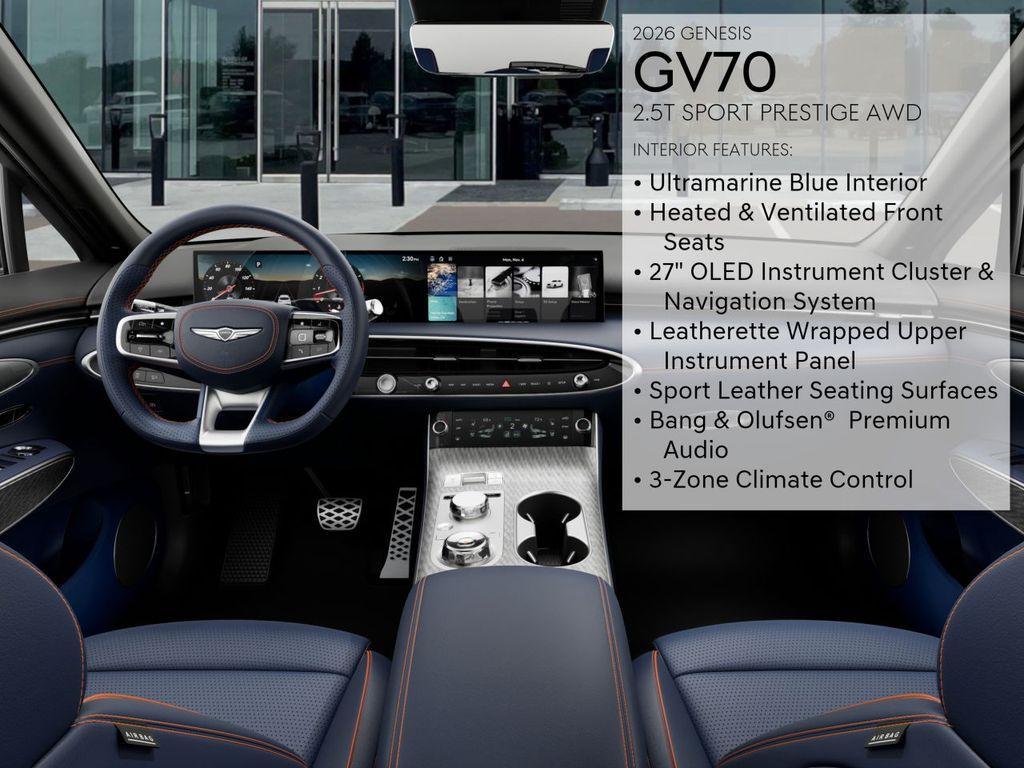new 2026 Genesis GV70 car, priced at $61,145