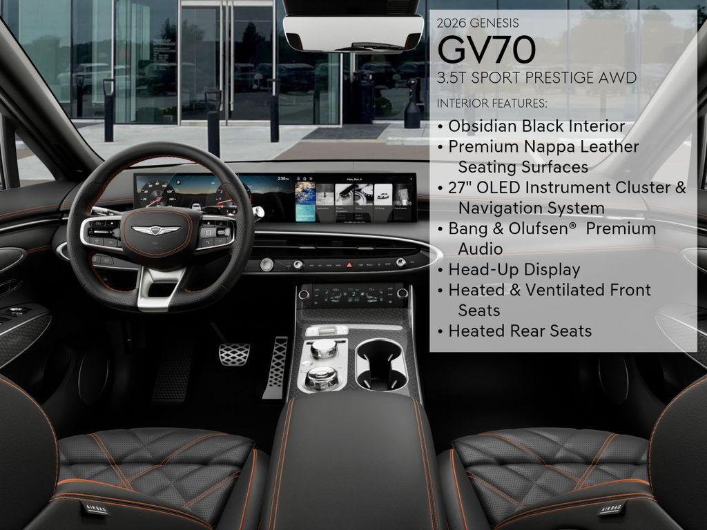 new 2026 Genesis GV70 car, priced at $72,340